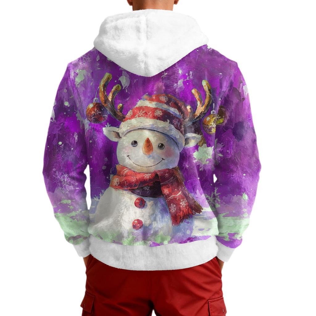 Men's  Leisure  Fashion  Half  Zipper  Hooded  Hood  Long  Sleeves  Hoodie