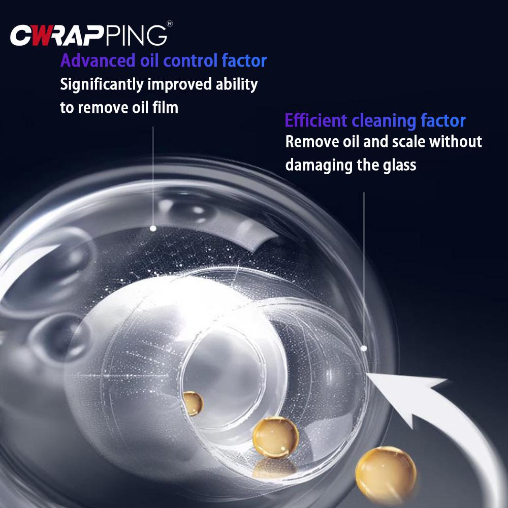 Car Windshield Cleaning Brush Glass Oil Film Remover Front Dashboard Side Window Rearview Mirror Cleaning Agent Water Repellent