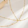 Bohemian Beads Chest Chain Gold Color Bikini Belly Chain Creative Bikinis Beach Jewelry  Women