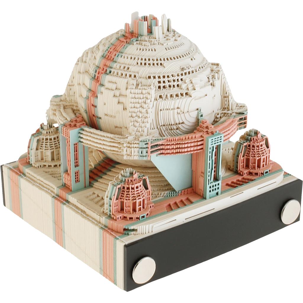 Latest Block Calendar 3D Notepad Block DIY Exquisite Memo Pad Charming Note Paper 3D Artistic Notepad Decorative Valentines Day Gift