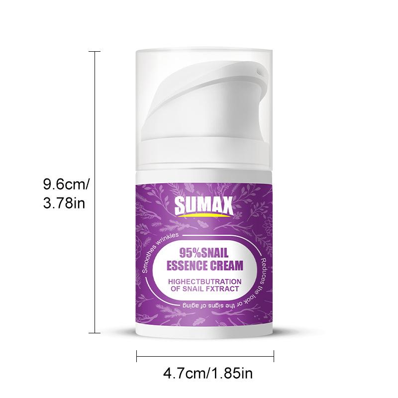 50ml Duckbill Press Bottle Snail Essence Face Cream Mooth Delicate Radiant and Translucent Rapid Absorption of Skin Retinol Anti Aging Serum