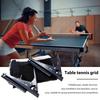 1 Set Tischtennisnetz & Pfosten-Set Tragbar Einfache Montage Schraubklemme Aufsteckbares Ping-Pong-Netz für 4 cm dicke Tischtennisplatte