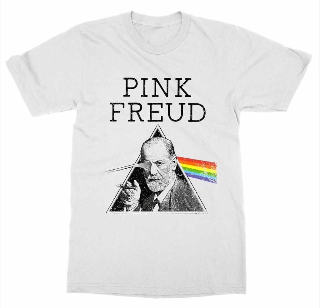 Sigmund Freud Lustiges Design Sommer-Baumwoll-T-Shirt Chemie Biologie Experiment Nerd Genie Theorie Wissenschaft