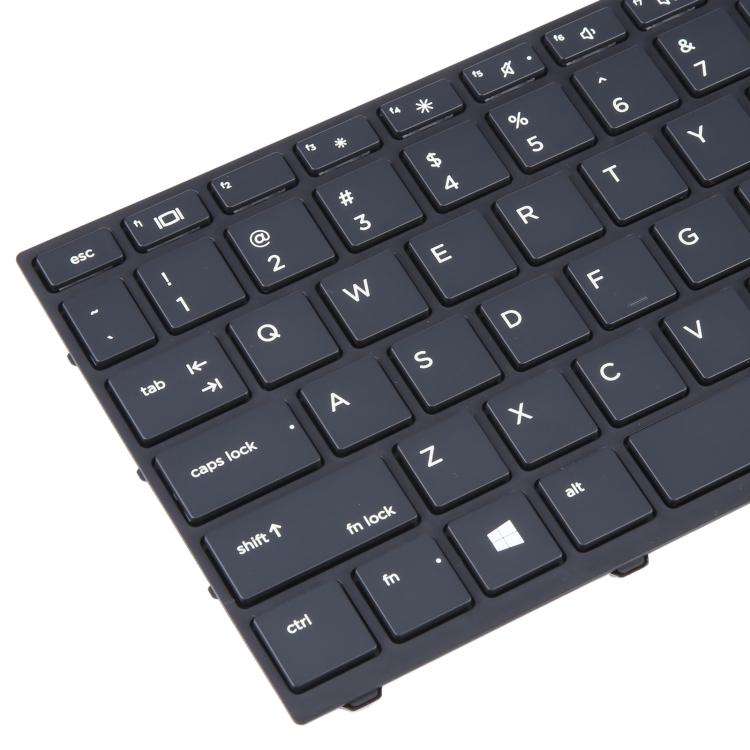 For HP Probook 450 G5 455 G5 470 G5 650 G4 650 G5 US Version Keyboard with Backlight (Black)