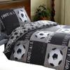 Ensemble de housse de couette imprimée Football avec impression numérique pour la décoration de la chambre d'adolescent