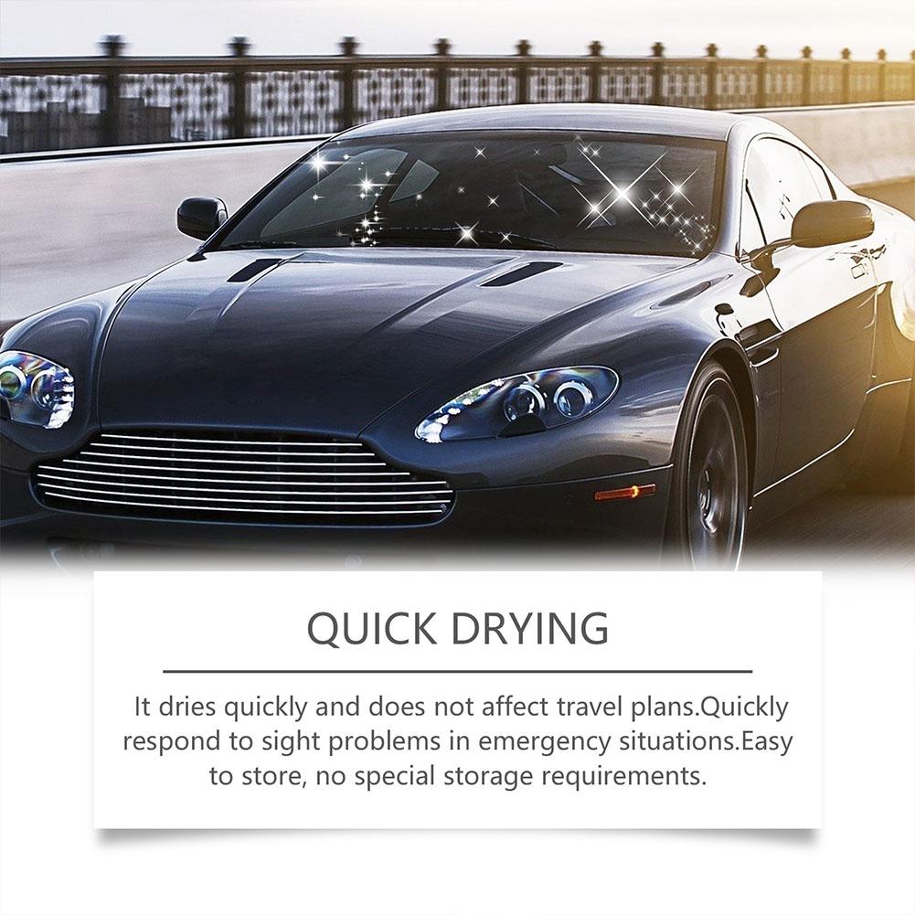 1Pc Car Glass Glossy Mouse Coating Crystal Plating Window Oil Anti-Fog Clear Remover Remover Film Agent Film Car Rainproof N6N4