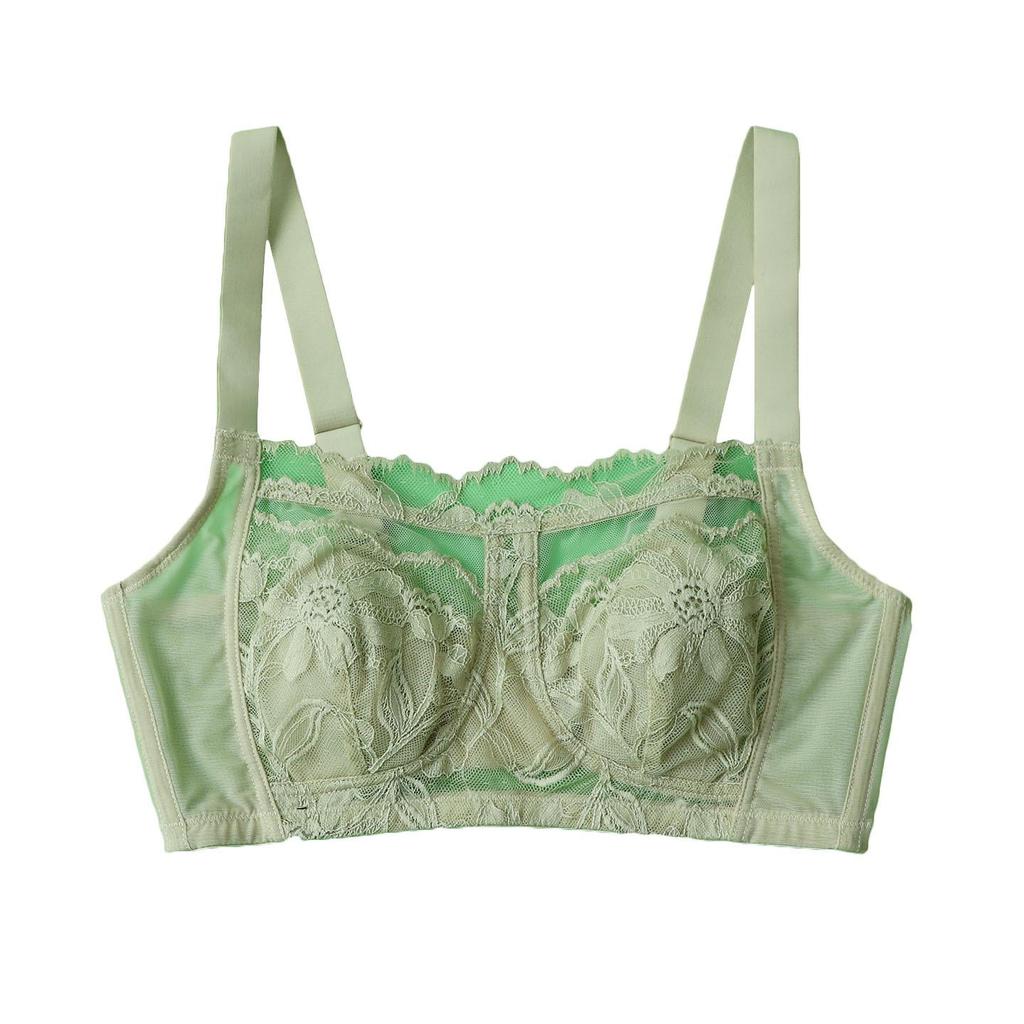 Silk Lace Wireless Bra with Bunny Ear Cups - Summer Style