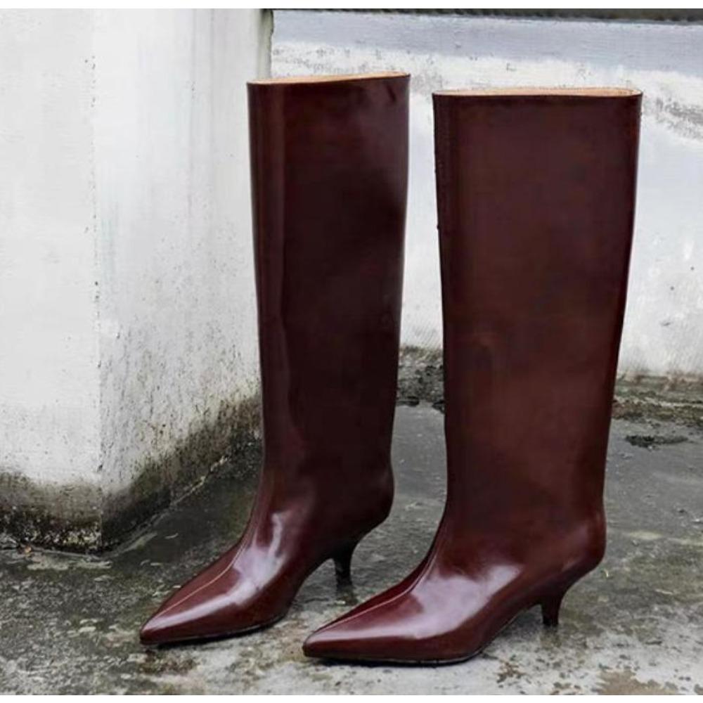 Sexy Pointed Toe High Heels High Boots Women Ankle Boots Dress Party Shoes Designer Brand New Winter Chelsea Pumps Mujer