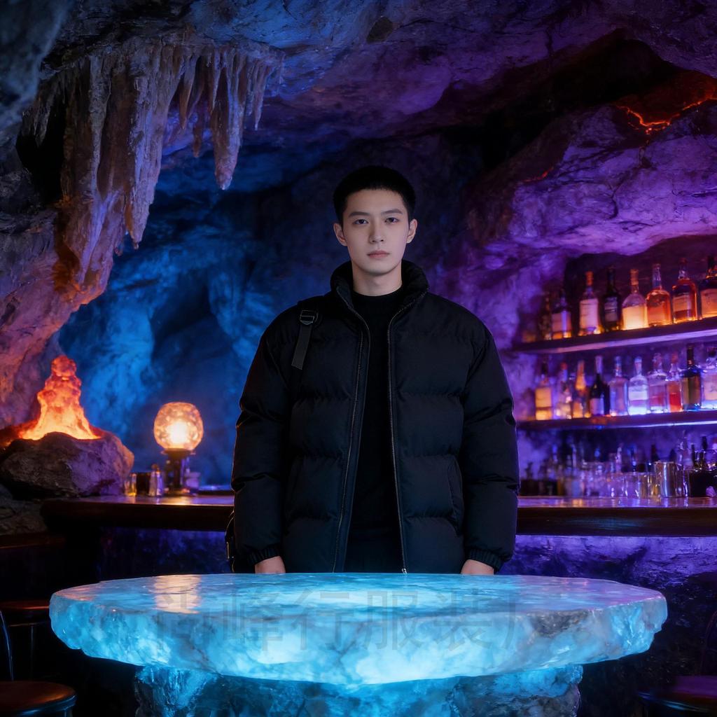 Men's High-End Velvet Thickened Winter Cotton Padded Jacket - Warm Bread Style