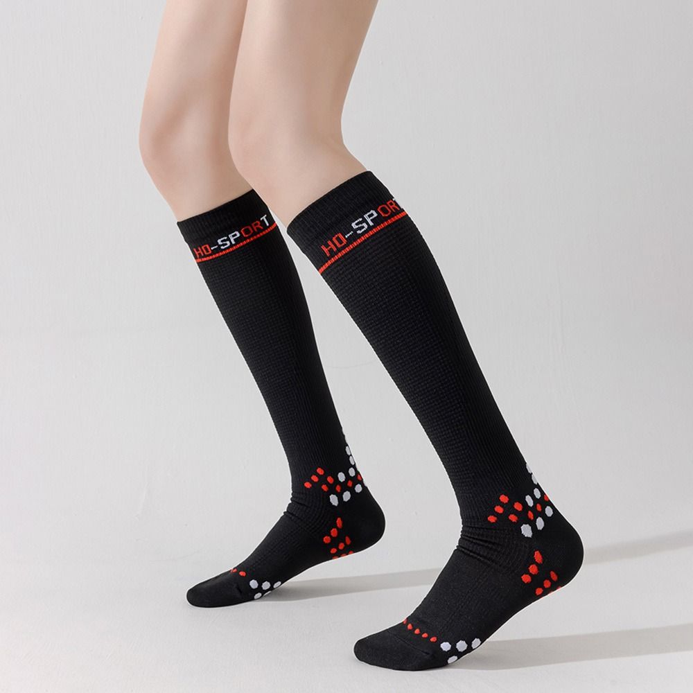 Mesh Cycling Socks Breathable Muscle Compression Socks Professional Sports Leg Socks  Women