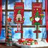 Bannière Drapeau de Noël Père Noël Arbre de Noël Bannière Décoration de Noël pour la Maison 2025 Ornements Cadeaux Noël Nouvel An
