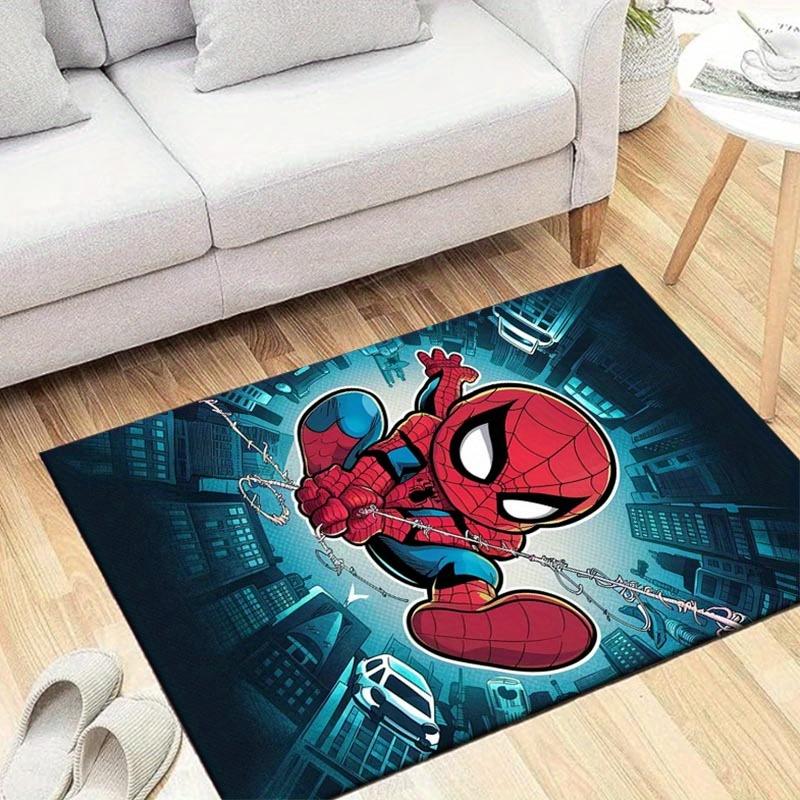 

1pc Spider-Man Pattern Area Rug Soft Flannel Floor Mat for Living Room,Office,Bedroom and Carpet,Sofa Coffee Table Floor Mat 60cm by 90cm