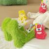 1 Pair Christmas Stockings Funny Monster Socks Autumn Winter Coral Fleece Floor Fuzzy Socks Couple Sleep Sock