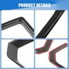 Front Fog Light Frame Cover Trim for Santa Cruz 2022 2023 2024 Accessories, ABS Car Fog Light Lamp Guard Cover Decor 2Pcs, Carbon Fiber Pattern
