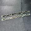 MONTERO SPORT logo emblém na kapotu štítek nálepky na auto pro Mitsubishi Montero 3D logo přední světla zadní kufr renovace obtisky příslušenství