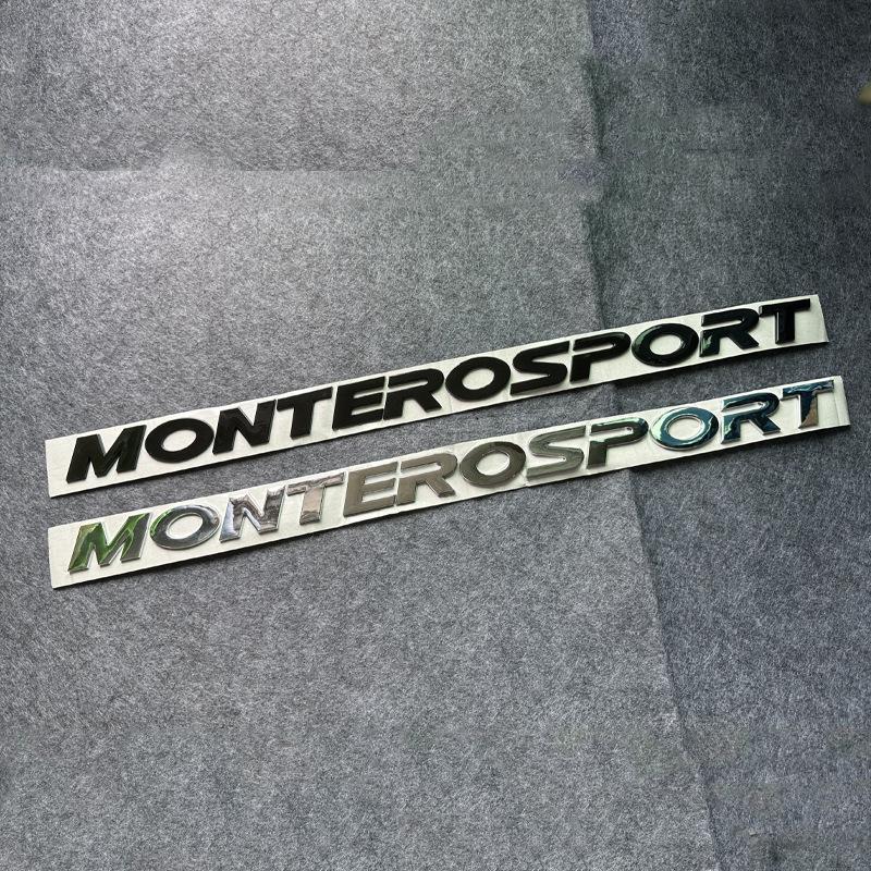 MONTERO SPORT logo emblém na kapotu štítek nálepky na auto pro Mitsubishi Montero 3D logo přední světla zadní kufr renovace obtisky příslušenství