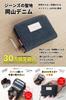 Okayama Denim Card Case Mini Wallet Coin Purse Bellows Skimming Prevention Box Type Coin Case Indigo Blue [Need Network]