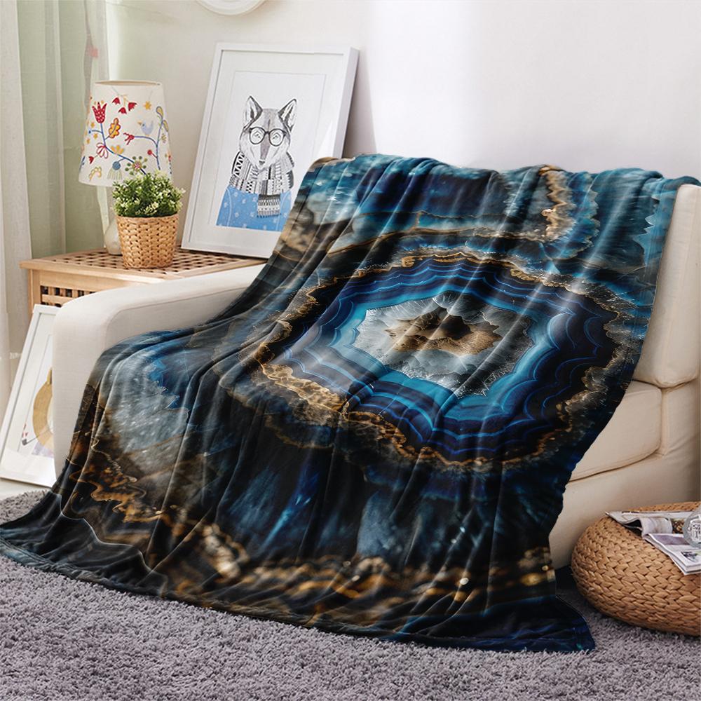 1 pièce Couverture en Flanelle Imprimée Dessin Animé, Haute Qualité Confortable pour Toutes les Saisons, Décoration de Maison, Chaleur et Confort, Parfait pour un Cadeau de Noël ou d'Anniversaire
