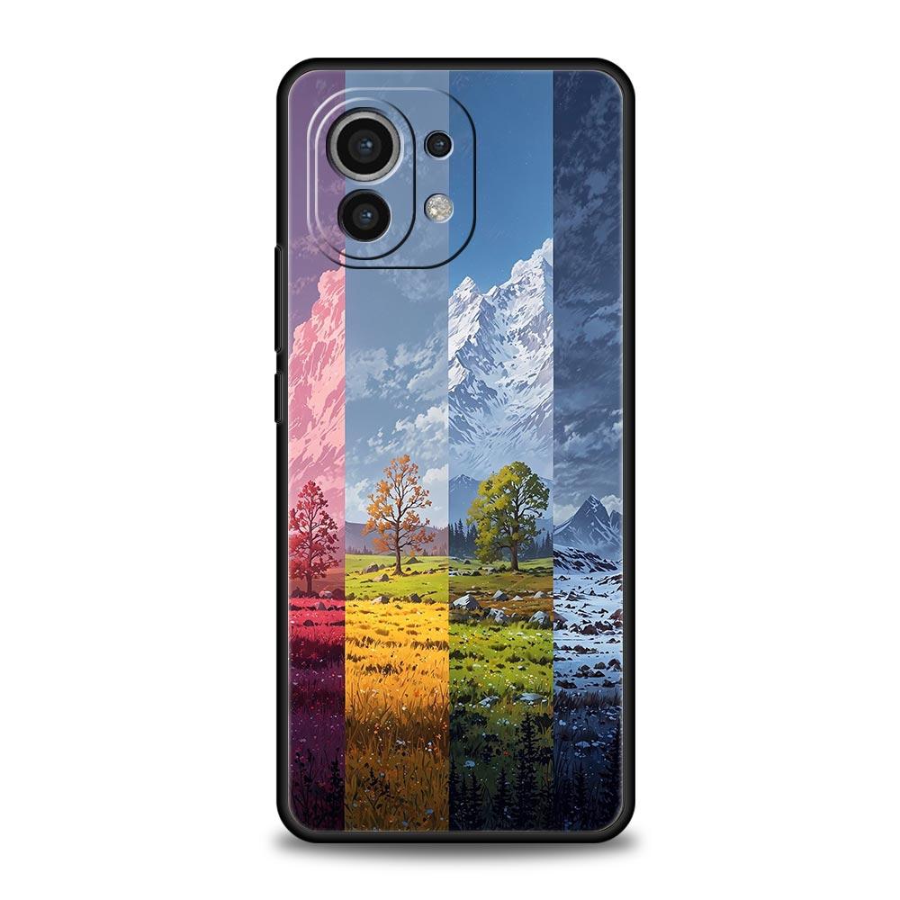 

Красивый чехол для телефона с изображением лесного дерева от природы Для Xiaomi 17 14 15 13 14T 13T 12T 11T Pro 12 11 Lite Poco X7 X5 X3 NFC F7 F6 Мягкий чехол Poco X3 NFC