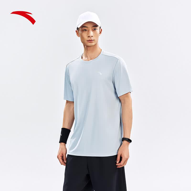 Anta Men's Quick-Dry Sports T-Shirt & Shorts Set