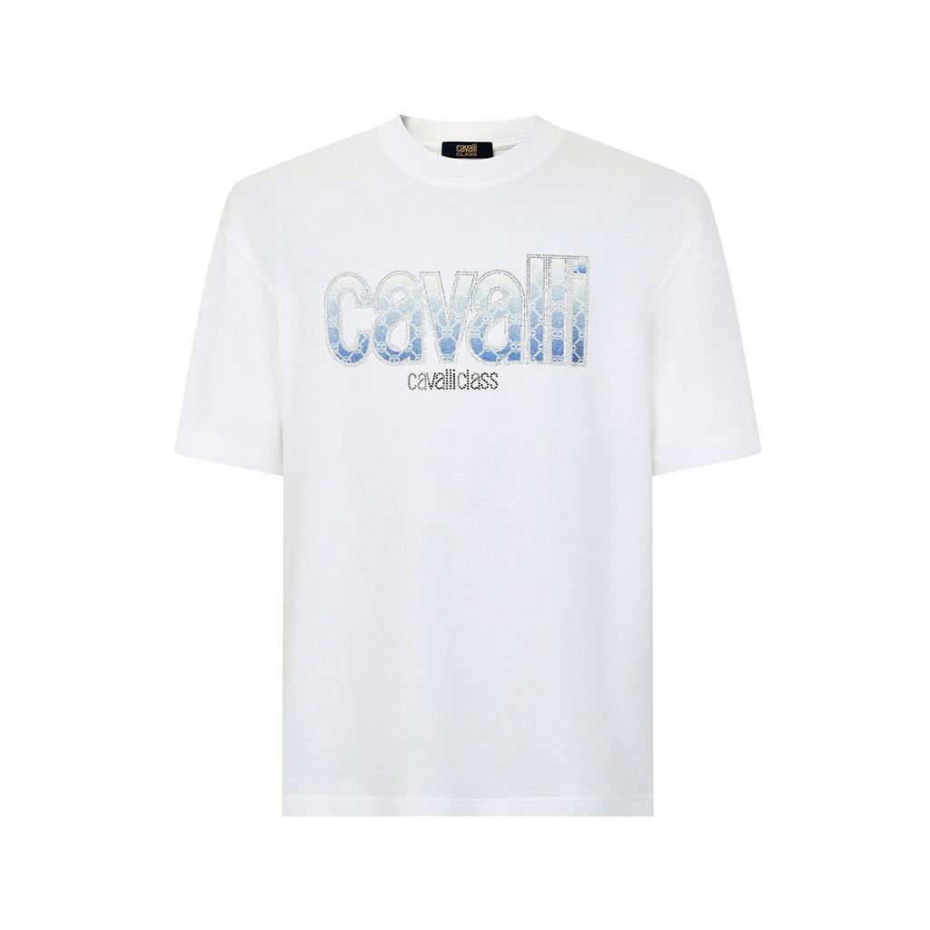 Men's Bright Color Letter T-shirt