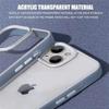 Luxury Transparent Candy Square Frame Case For iPhone 15 14 13 12 11 Pro Max Shockproof Bumper Clear Back Cover Phone Accessorie