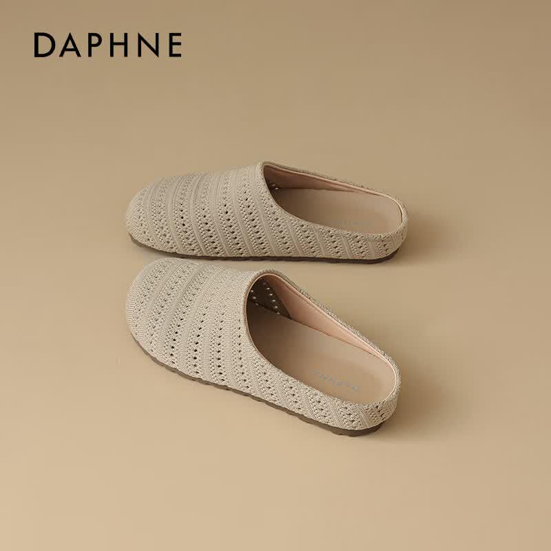 Daphne Women s Woven Closed-Toe Platform Sandals EU 36