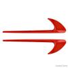 1Pair ABS Car Side Wing Fender Sticker Badge Emblem Decals