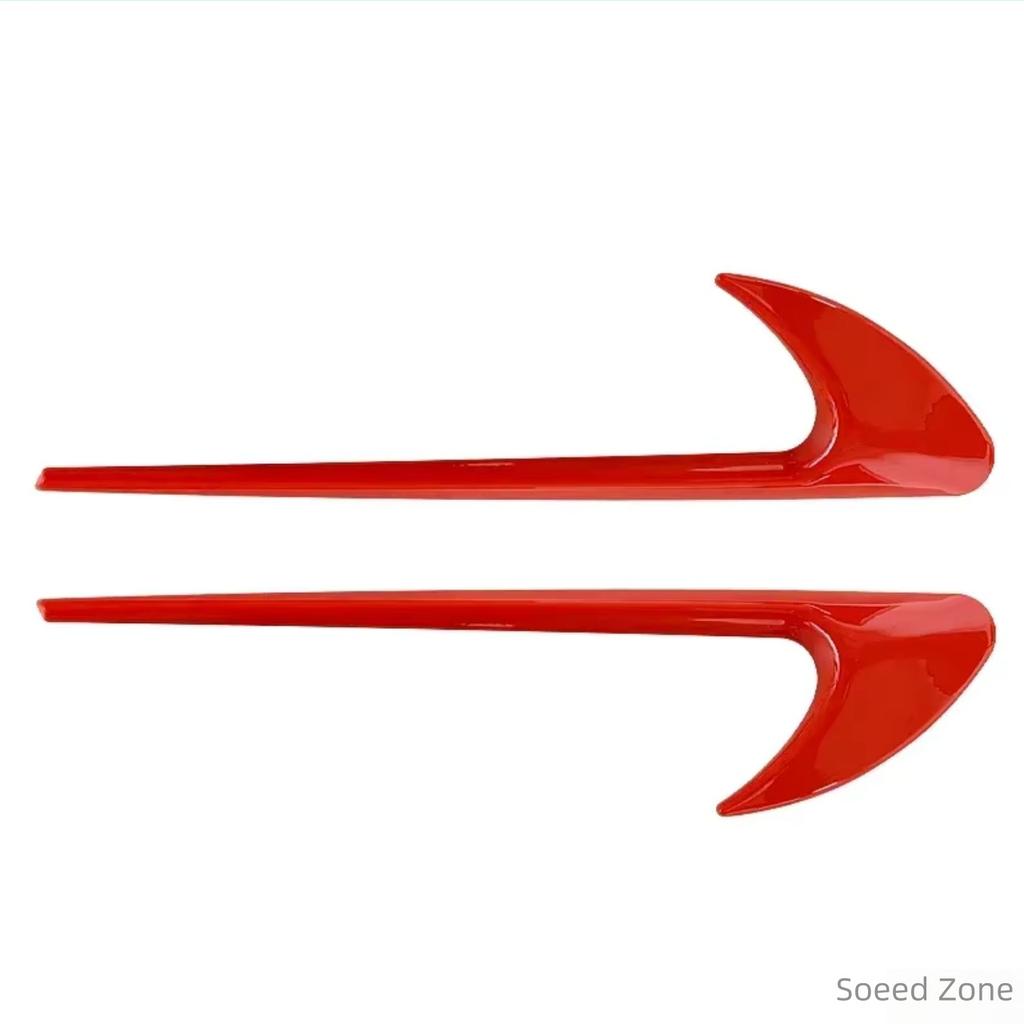 1Pair ABS Car Side Wing Fender Sticker Badge Emblem Decals