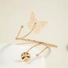 Punk Style Geometric Starfish Adjustable Opening Cuff Bracelet For Women Fashion Metal Arm Jewelry