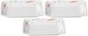 Setomonohonpo Hanayagi Rectangular Plates Set of 3 X (Medium) - [18 13cm]