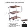 WELLHIKE Portable 3-Layer Metal Camping Storage Rack