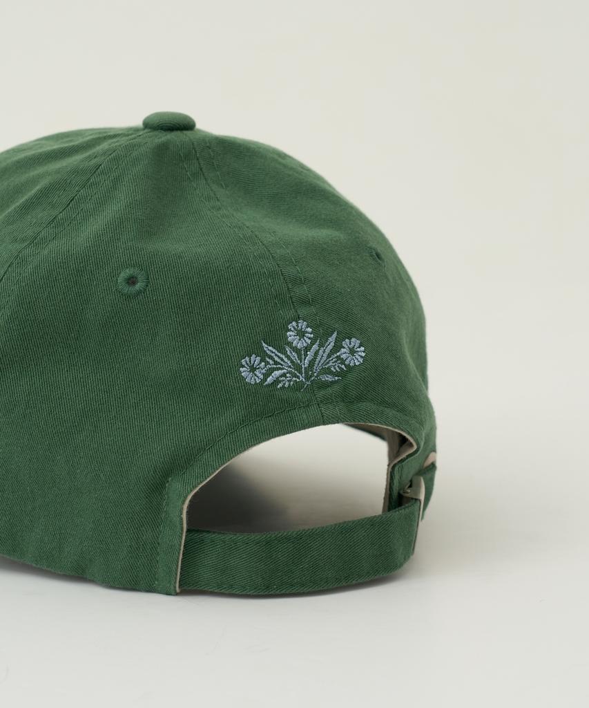 Ssettette Signboard Applique Ball Cap_Green