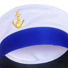 Pălărie de marinar Pălărie de marinar bleumarin Pălărie de căpitan de iaht Costum de căpitan marinar Șapcă de marinar pentru bărbați Căciulă Pălărie de amiral marinar bleumarin Formal
