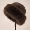 Warm Hat Casual Plush Fluffy Plush Cap Versatile Solid Hat for Holiday Season Thick, Fluffy & Warm with Ear Protection Hat