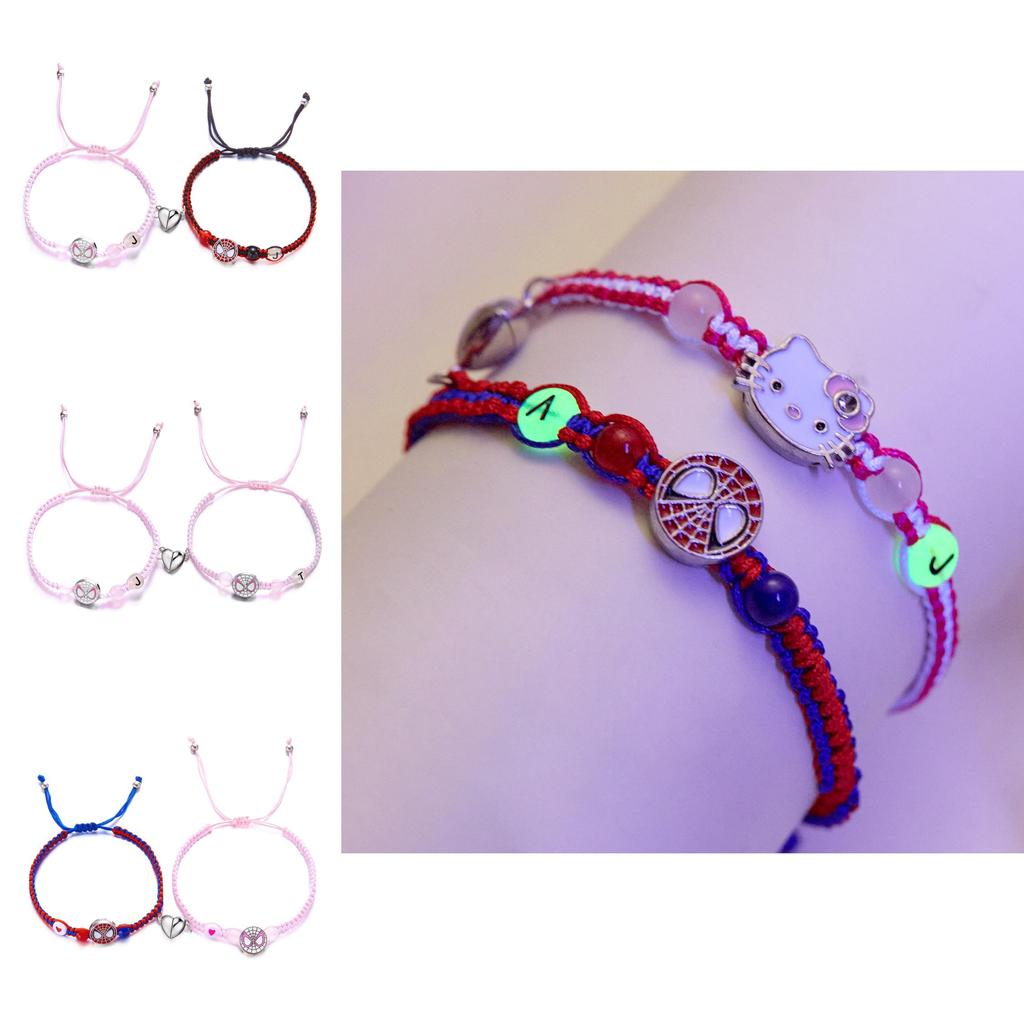 Marvel Spiderman Partner Magnetisches Armband Mit Kristallsteinen Für Geschenk Und Mode