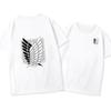 Summer 2025 Fashion Trends Men Short-sleeved Casual T-shirt Attack On Giants Comfortable Casual Clothing