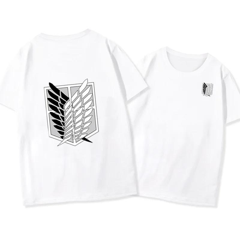 Summer 2025 Fashion Trends Men short-sleeved casual T-shirt Attack on Giants Comfortable Casual clothing