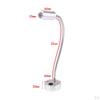 12V 3W 170LM RV Boat LED Reading Light Gooseneck Lamp Wall Surface Mount