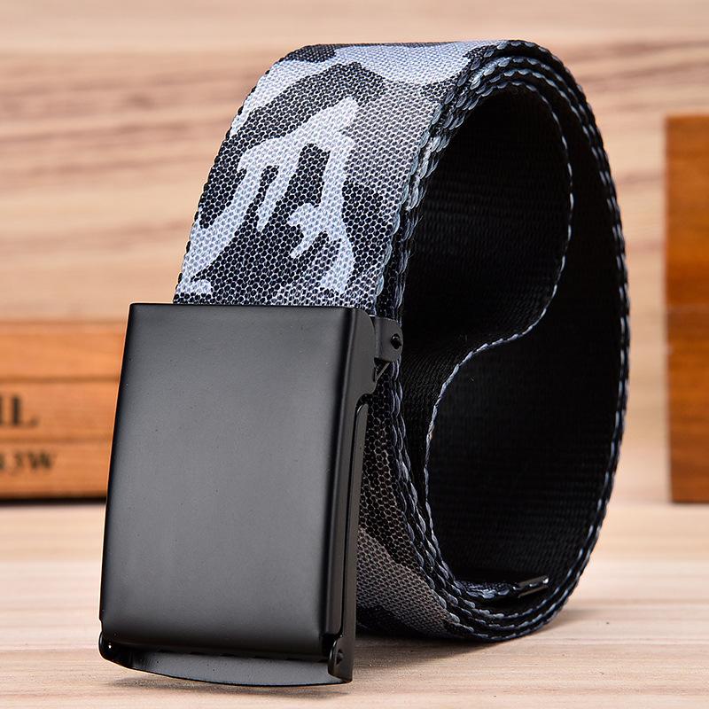 

Camouflage 3.8Cm Canvas Belt Military Training Outer Belt Nylon Tactical Belt 120cm