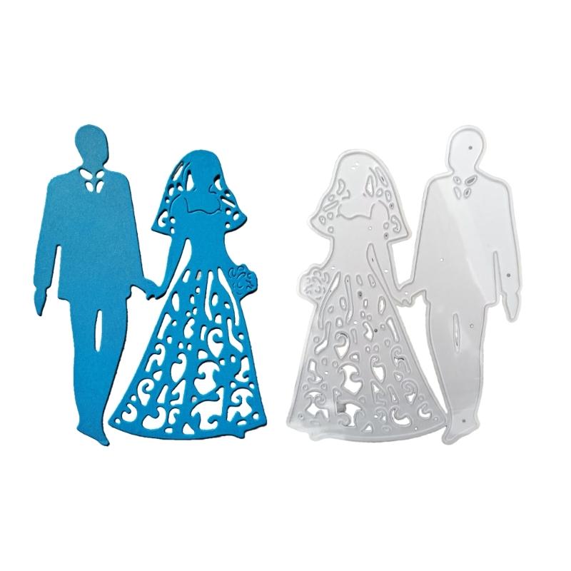 Wedding Themed Embossing Die Cuts Wedding Couple Embossing Cutting Dies