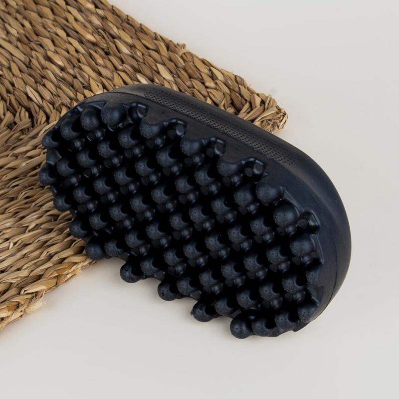 

Губка для волос в стиле афро-твист, овальная двойная волшебная щетка для волос, натуральный локон, фрикционная губка для плетения волос, стальная игольная расческа, инструмент для ухода за косами 1pcs