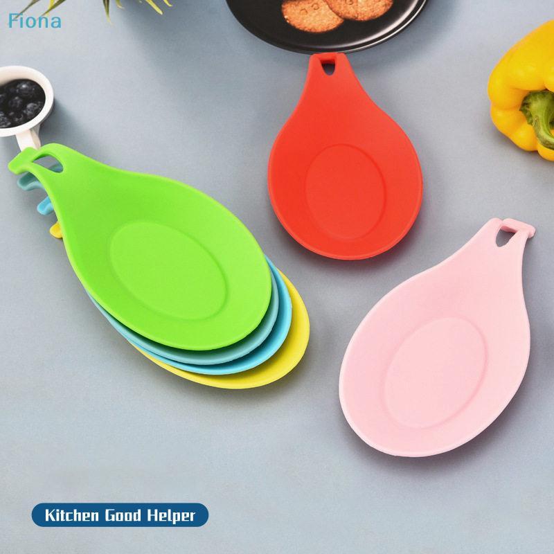 Appoggia cucchiaio Grande Porta cucchiaio in plastica Appoggia cucchiaio da cucina Resistente al calore Porta cucchiaino da caffè Appoggia cucchiaio Lavabile in lavastoviglie