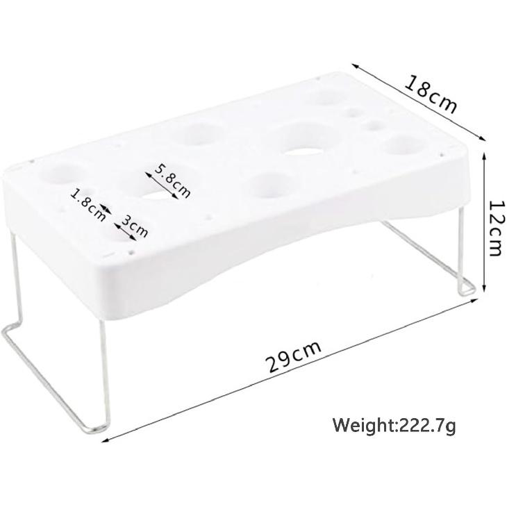 LEILIN Piping Bag Holder 2pcs Cake Decorating Icing Bag Stand 12-Cavity Cream Bag Holder