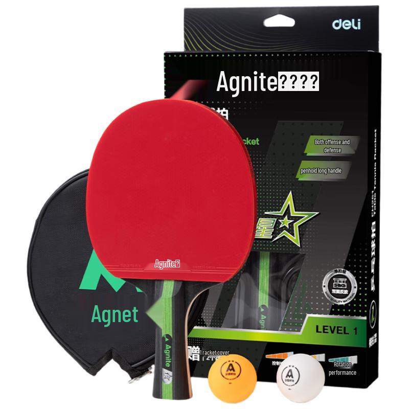 Agnite 1-Star All-Round Shakehand Table Tennis Racket