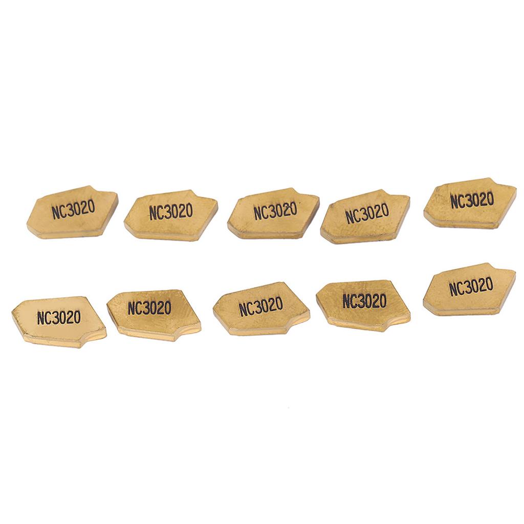 10Pcs CNC Turning Blade Durable Machine Peocessing Accessories GTN3 Sturdy Blade HW190223113