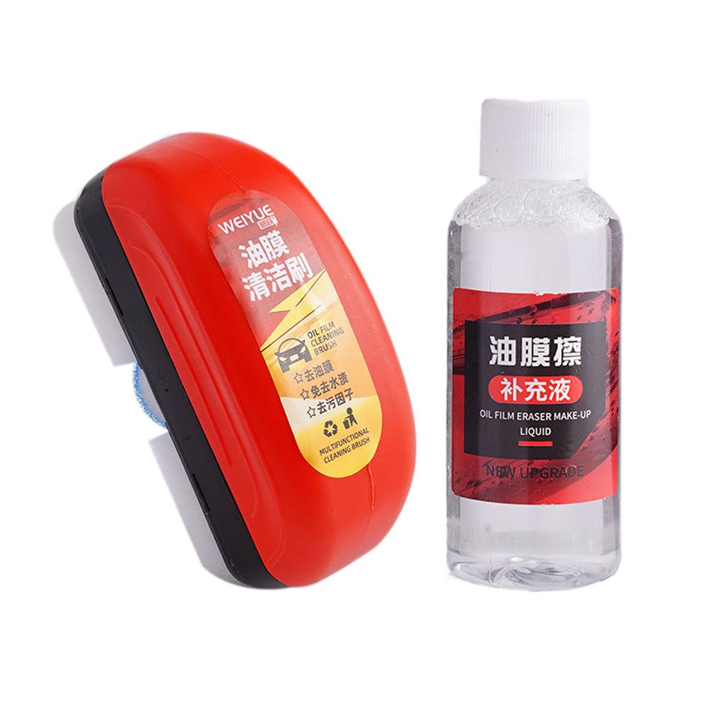 Autoglas-Ölfilmentferner, Autoglas-Schwamm-Reinigungsbürste, vorderer innerer Windschutzscheibenglas-Ölfilmreiniger zur Autoreinigung