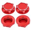 Lightweight Aluminum Alloy Hex Wheel Nuts 17mm Anti Loose Dustproof Hex Nut for 18 RC CarRed