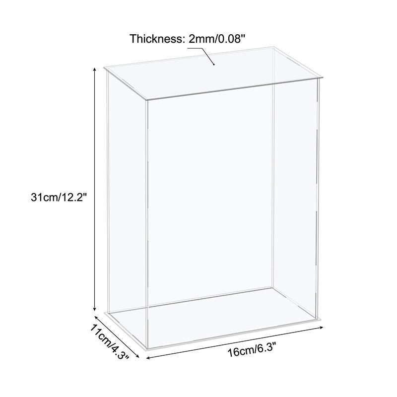 41size Acrylic Display Case for Collectibles Assemble Clear Protection Showcase Cube Storage Box Dustproof Display Organize Toys
