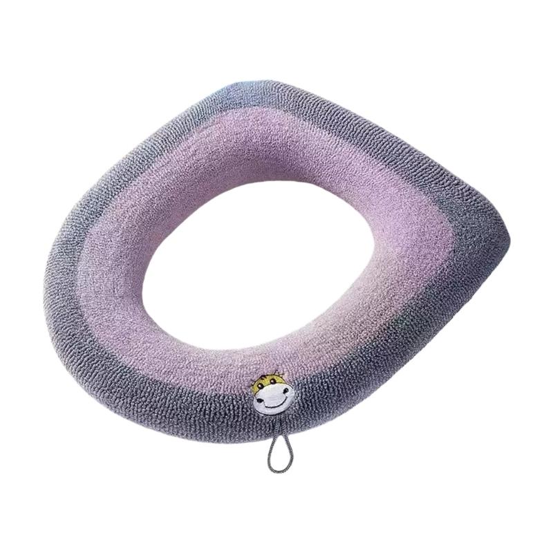 Pack Of 10 Thick Toilet Lid Cover For Home Bathroom NonSlip Design Quick Cleaning Toilet Seat Cover for Family Household